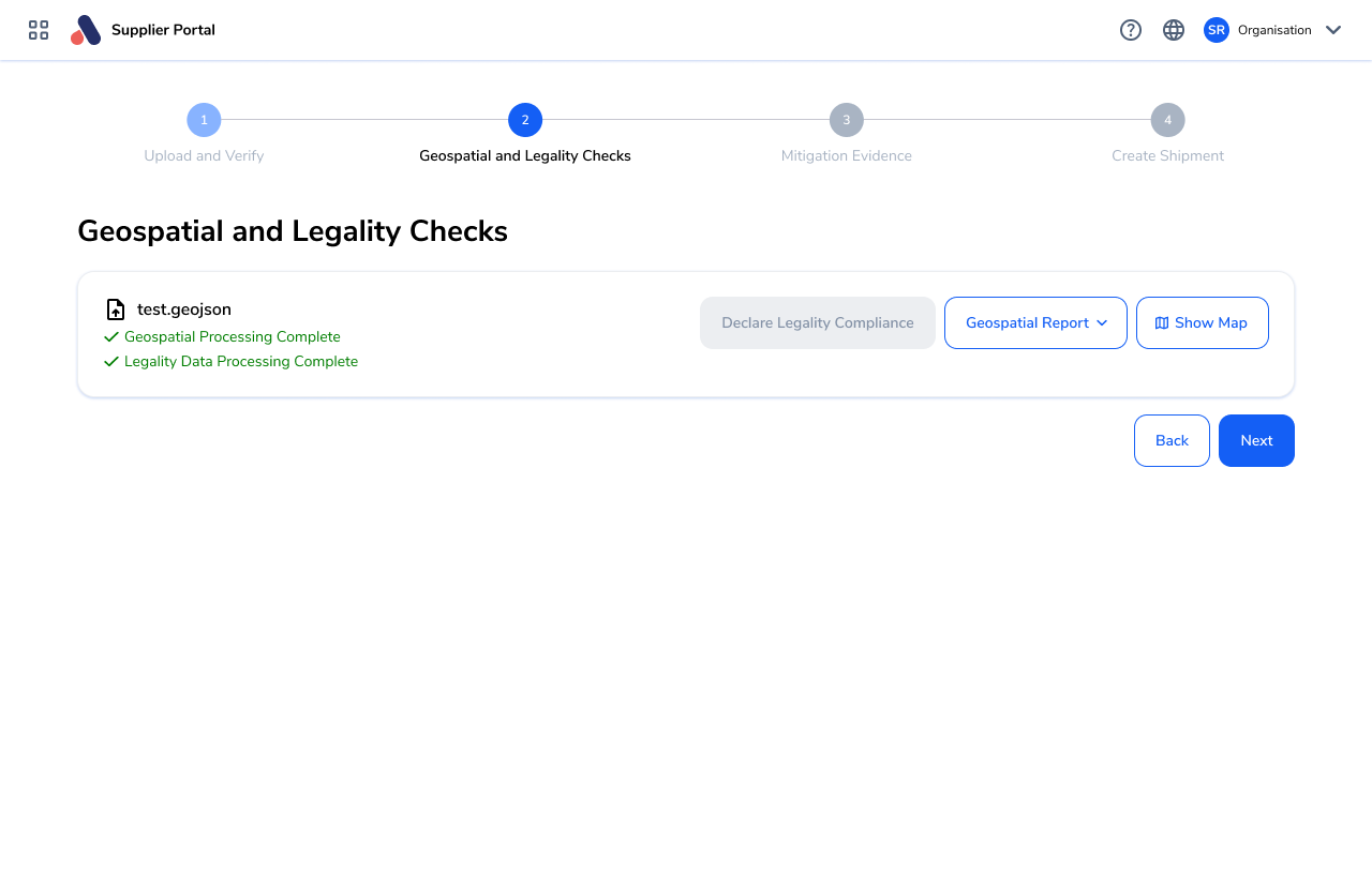 Step 2 - Geospatial and Legality Checks