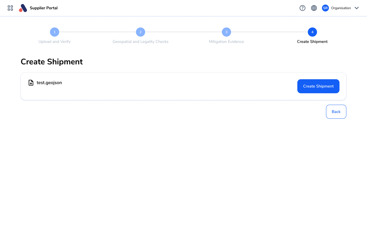 Step 4 - Create Shipment